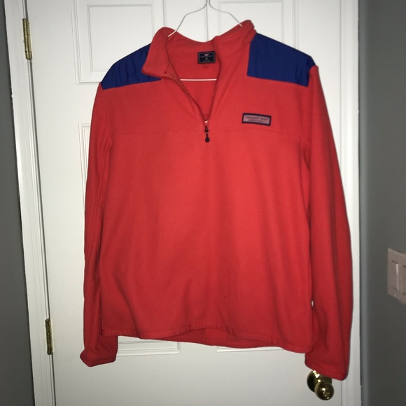 Vineyard Vines Tops - Pink & blue vineyard vines pull over quarter zip